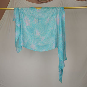 DL002  Double-Sided Modal Printed Single-Stitch Right-Angle Rolled-Edge Hijab