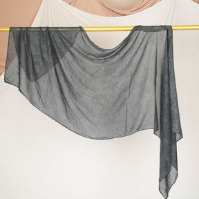 DL002  Double-Sided Modal Printed Single-Stitch Right-Angle Rolled-Edge Hijab