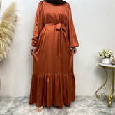 6531 plain muslim abaya dress