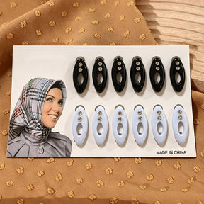 SJG001  Silk Hijab Fixing Clip Mini Brooch Pin