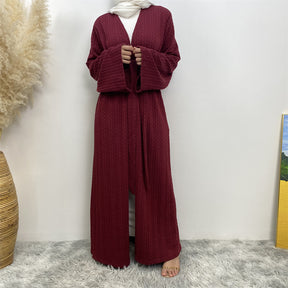 1955-1  Minimalist Knit Sweater Cardigan for Fall & Winter