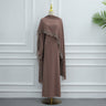 #3-Khaki Dress + Hijab