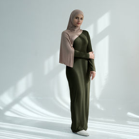 LR933  Solid color modal cotton dress