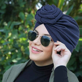 9366 Floral Bubble Turban cap-Made-to-Order Product
