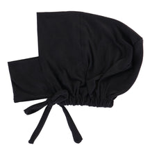 8022  Plain Polyester Adjustable Elastic Strap Closed Cap
