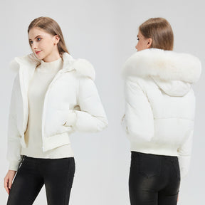 523  Women's Short Slim Winter Cotton-Padded Jacket Coat