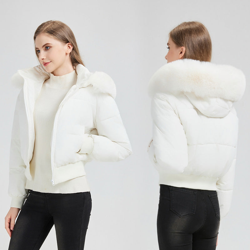 523  Women's Short Slim Winter Cotton-Padded Jacket Coat