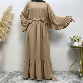 6530 plain abaya dress