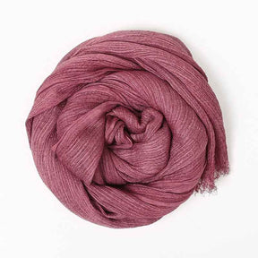 CCX-01  Breathable Textured Rayon Hijab with Raw Trim