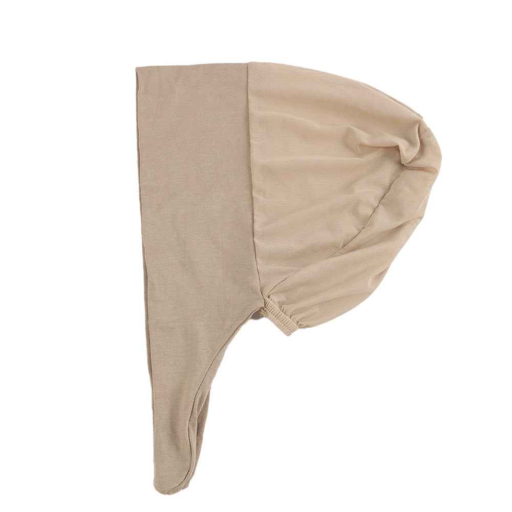 WJ072  Breathable Mesh Mercerized Cotton Hijab Cap