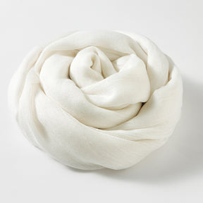 MM02 Women's solid color cotton and linen scarf