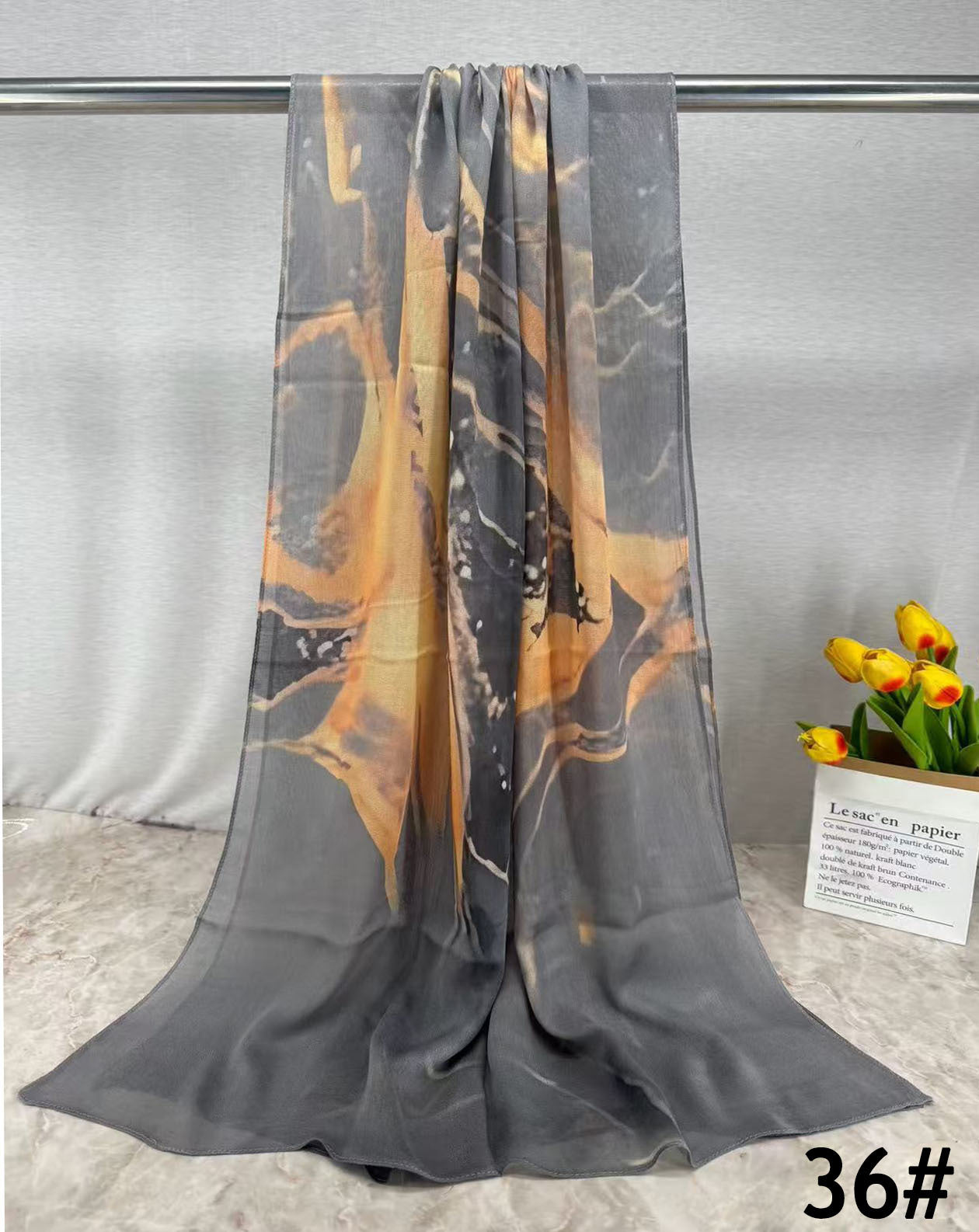 HY013 Soft & Breathable Single Needle Modal Hijab