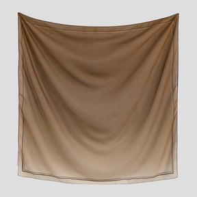 FH180  110*110cm Printed Voile Ombre Border Women’s Square Scarf