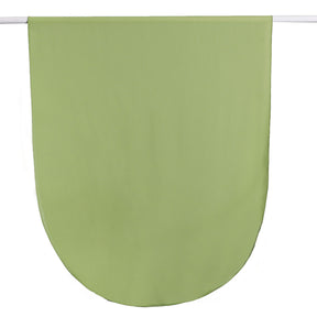 MRYJ01  Rounded hem semi-circular chiffon hijab