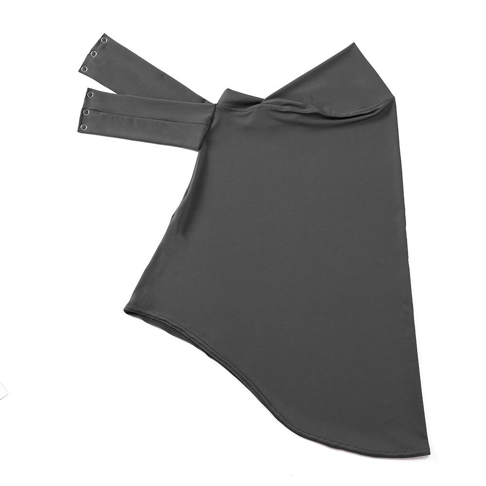 MSL305  Plain Chin-Covering Convenient Hijab Undercap