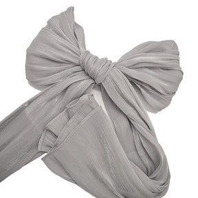 JS001  Best-selling breathable and cool island satin crepe long scarf