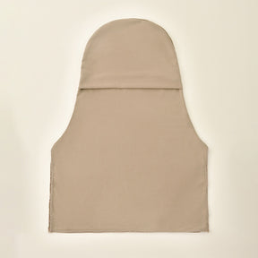 MSL095 Crystal hemp face covering solid color hijab cap