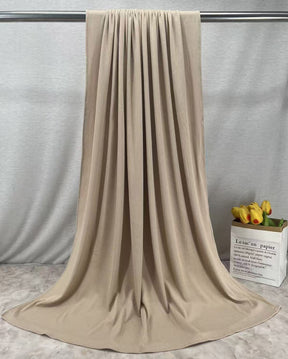 HY017  Plain Bamboo Fiber Ribbed Jersey Hijab