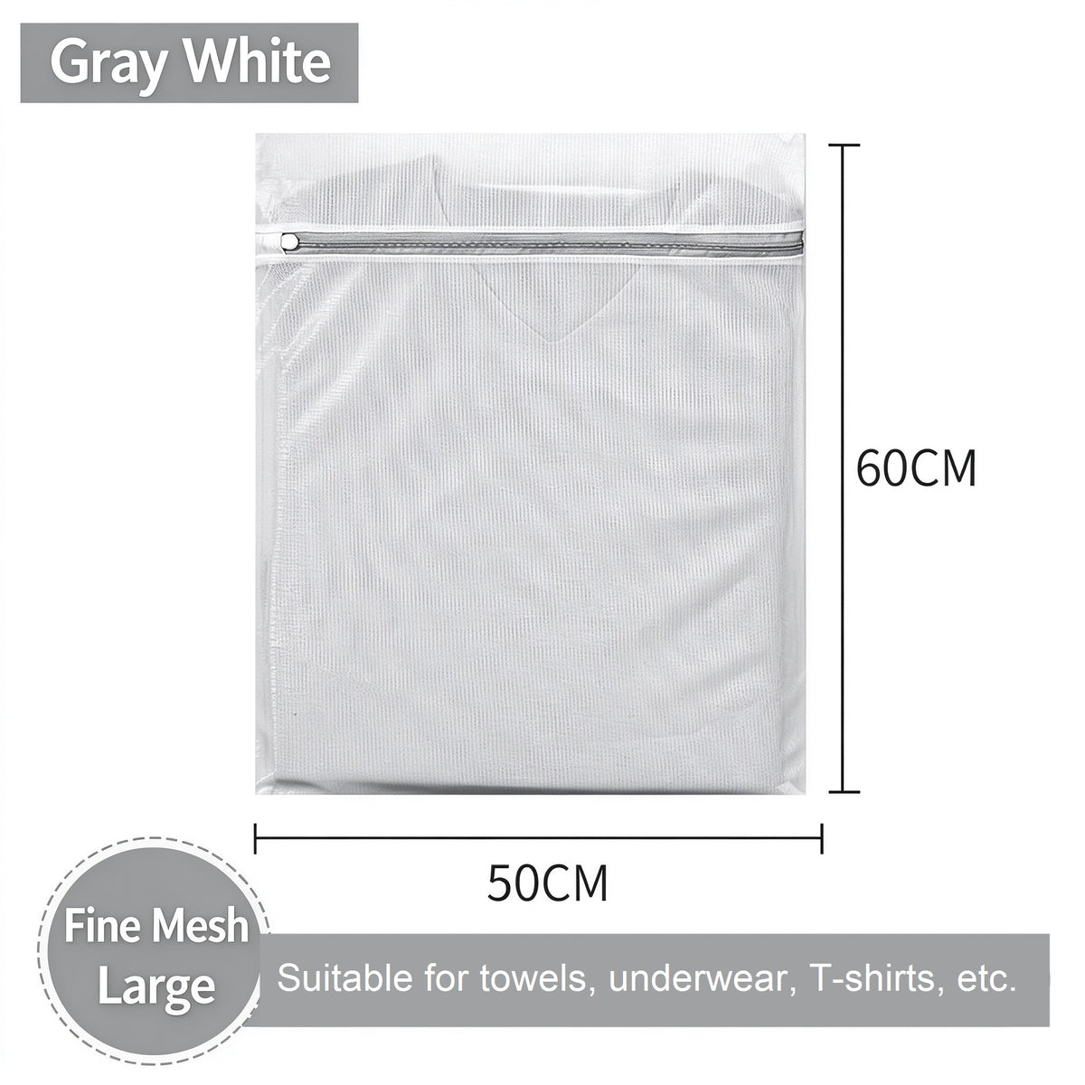Thickened Chunky Fine Laundry Polyester Mesh Bag - Color Option
