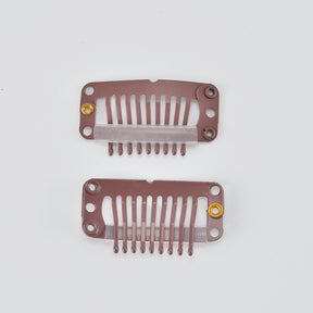 JH00088  Wig clip 9 teeth hijab stainless steel accessories（MOQ:10000)