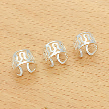 TX001  Hijab Decorative Iron C Hair Extension Ring