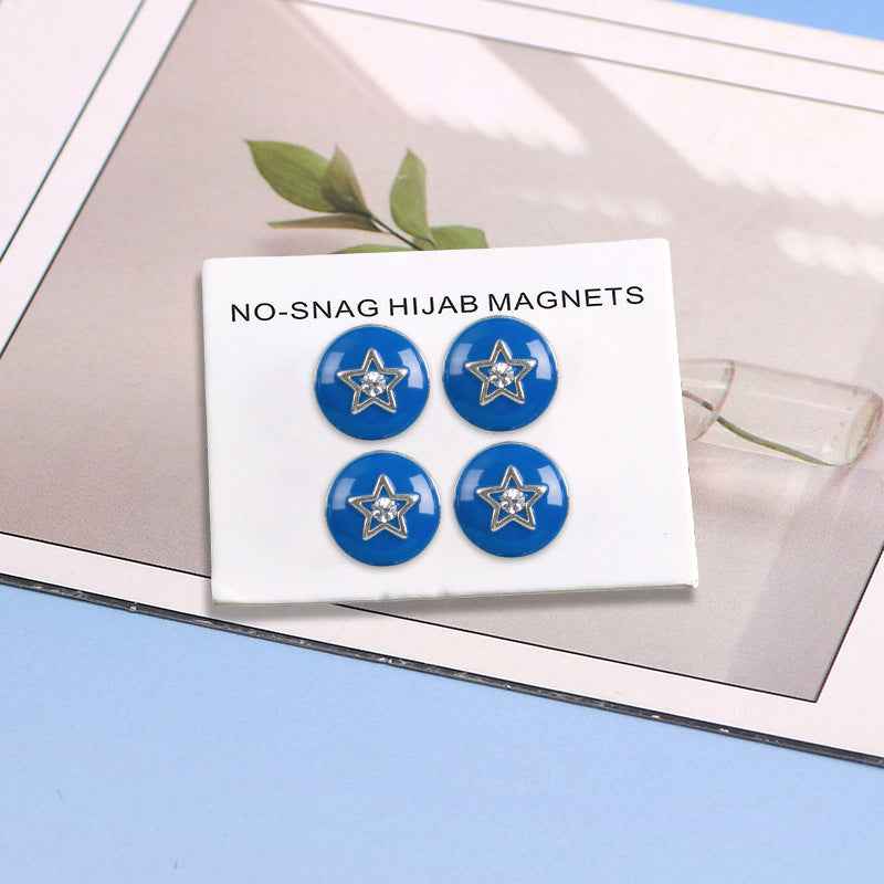 JS3  Pink Panda Bear Hijab Magnetic Clasp - MOQ: 300 pcs/color