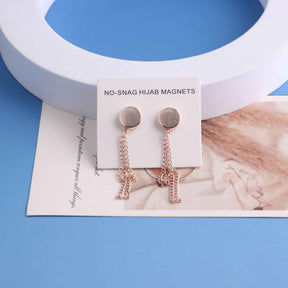 DJ002  Flat Round Strong Magnet + Chain Magnetic Clasp