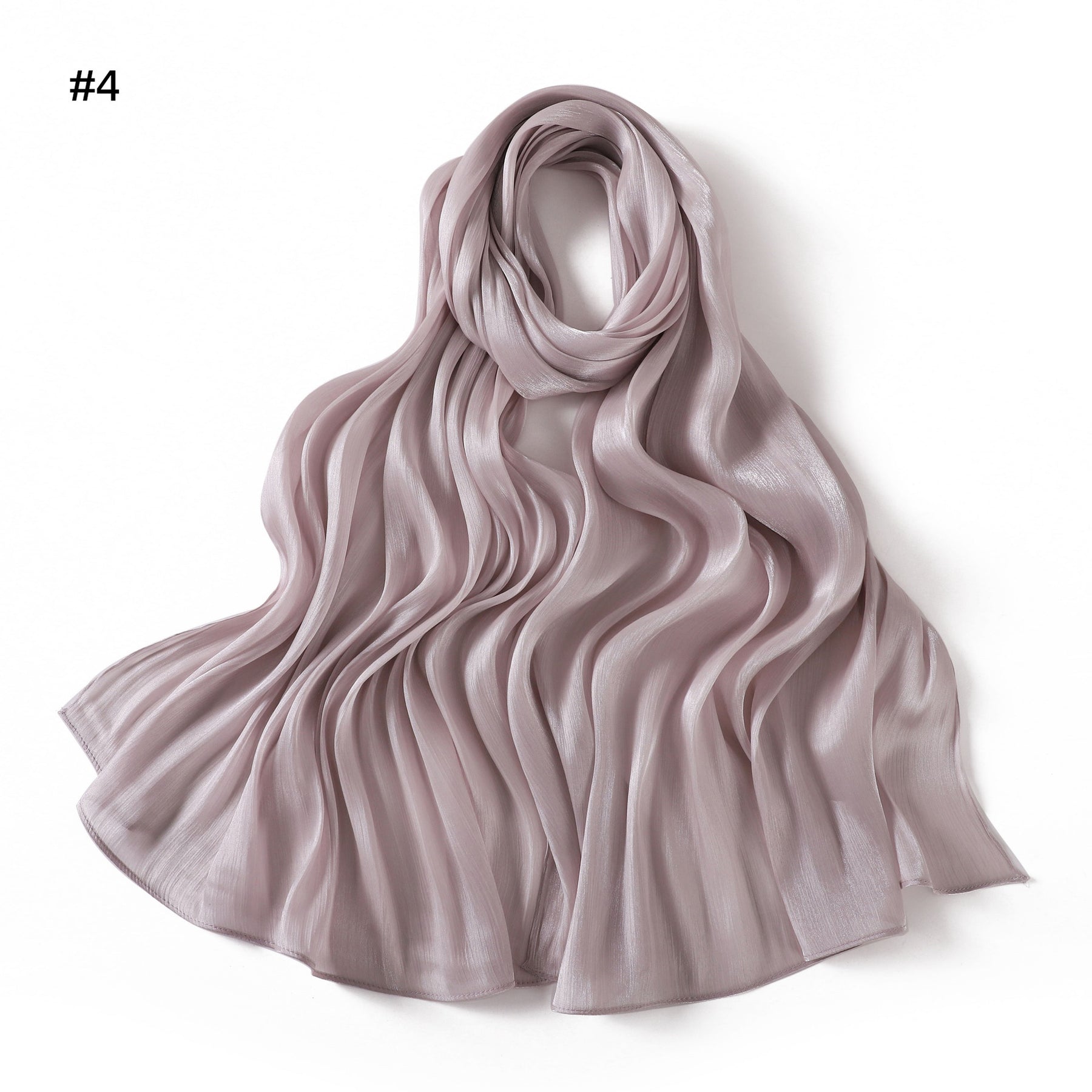 YZ206  Spring and summer new thin soft shiny silk shawl scarf