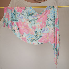 DL002  Double-Sided Modal Printed Single-Stitch Right-Angle Rolled-Edge Hijab