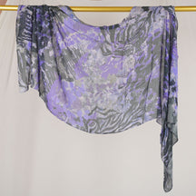 DL001  Double-Sided Modal Printed Single-Stitch Right-Angle Rolled-Edge Hijab