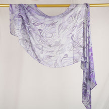 DL001  Double-Sided Modal Printed Single-Stitch Right-Angle Rolled-Edge Hijab