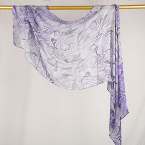 DL001  Double-Sided Modal Printed Single-Stitch Right-Angle Rolled-Edge Hijab