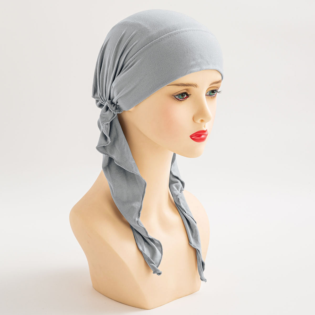 HX-01  Solid color headscarf Muslim women's hat