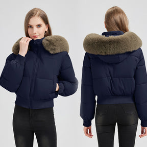 523  Women's Short Slim Winter Cotton-Padded Jacket Coat