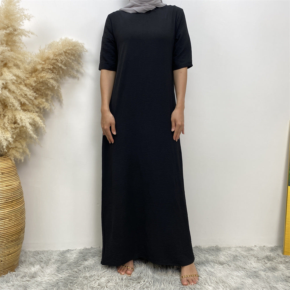 6722 plain muslim abaya