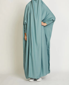 535  Plain Large Swing Abaya Matching Family Dress
