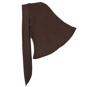 JDT-490G  Tie-Back Polyester Spandex Hijab Undercap Ninja Cap