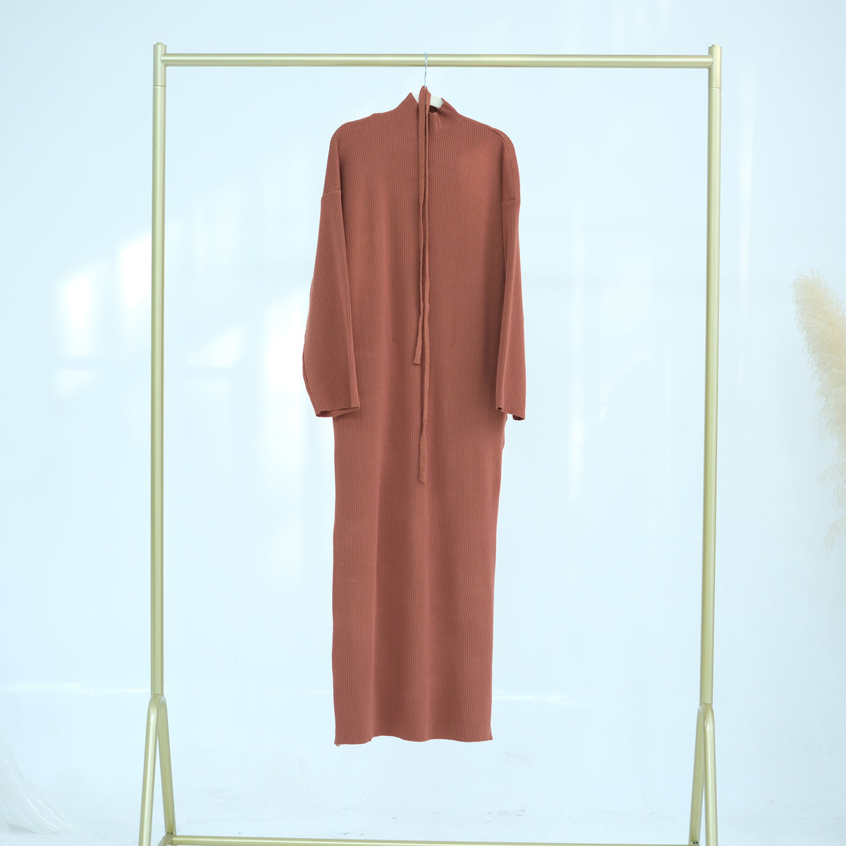 LR930  Autumn/Winter Thickened Jersey Loose Sweater Dress