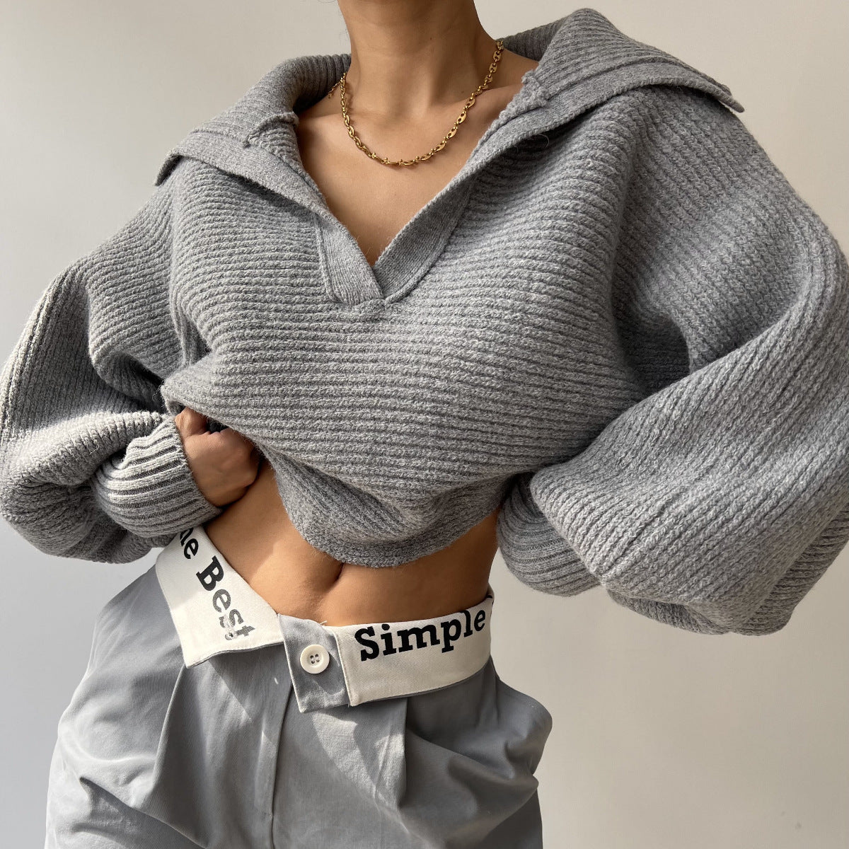 21138  Women's New Spring Printed Sweatshirt 2-Piece Set
