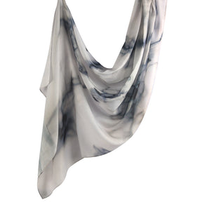 WJ001  Printed Tie-Dye Polyester Long Hijab