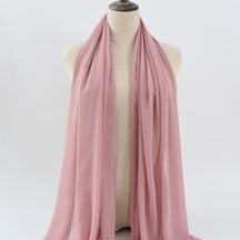 G50 132 colores Hijab de gasa perla