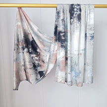 JB096  Printed Silk-Like Double-Sided Hijab