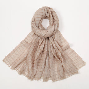 VS800 Plain Wrinkled Scarf/Hijab