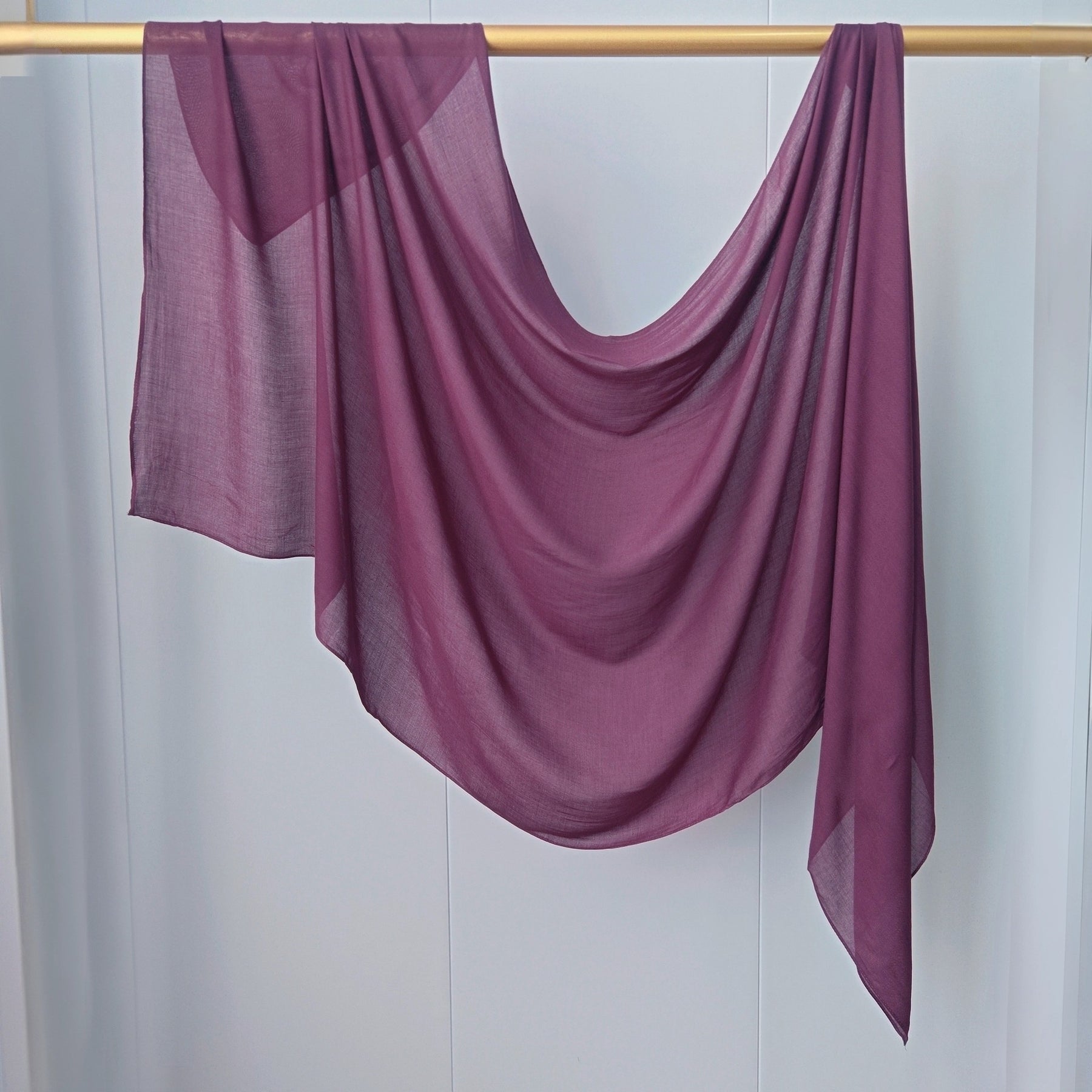 JBWJ002  30S Modal Breathable Plain Single Stitch Hijab
