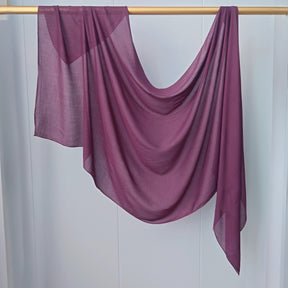 JBWJ002  30S Modal Breathable Plain Single Stitch Hijab