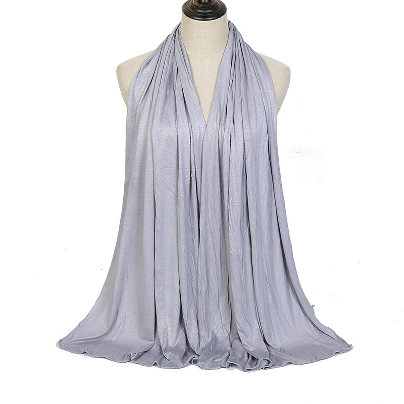 YW125  Modal solid color long scarf