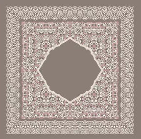 TE36-067-D  Malay Tencel Cotton Square Scarf 110*110cm