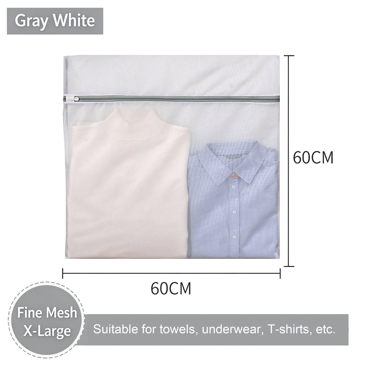 Thickened Chunky Fine Laundry Polyester Mesh Bag - Color Option