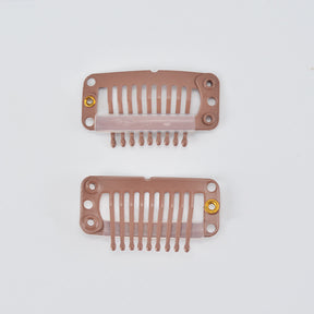 JH00088  Wig clip 9 teeth hijab stainless steel accessories（MOQ:10000)