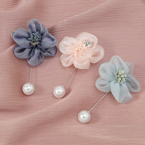 BZ384 Pearl Straight Headband Pin hijab pin Pin hijab tudung plain hijab tudung/tudung printed hijab